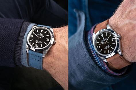 rolex explorer 1 straps